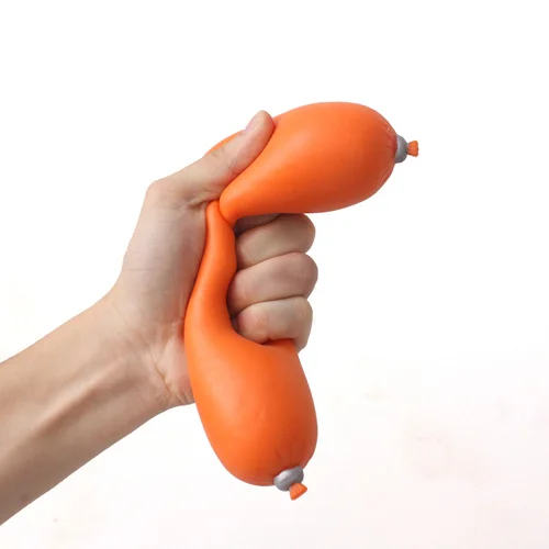 
Stress Sausages Stress TPR+EVA sausage red anti stress toy 