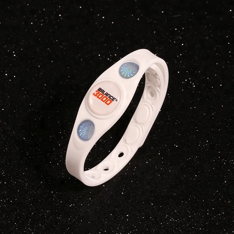 Factory CHEAP Negative Ion bracelet,balance 3000 hologram power bands therapy silicone adjustable energy wristband