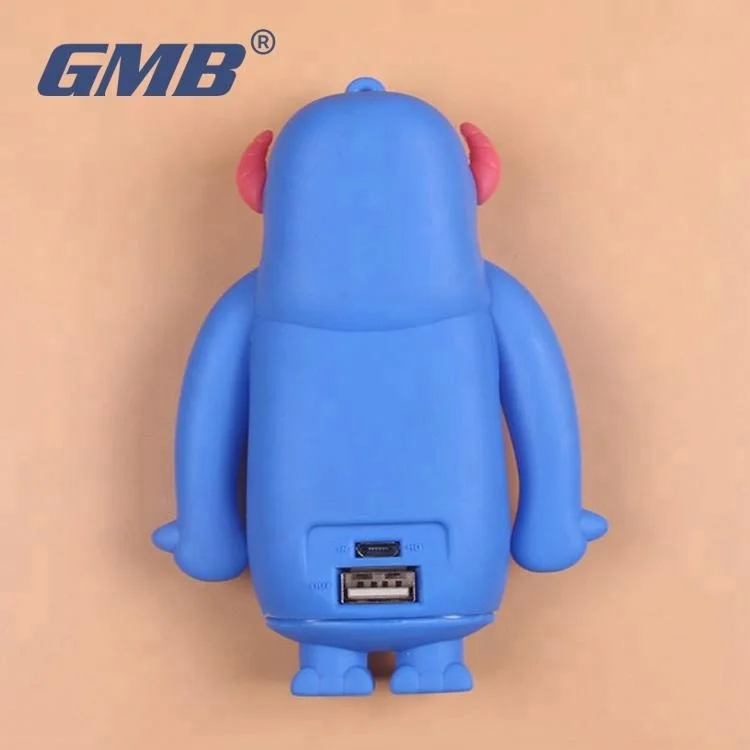 
8800mAh Soft rubber cell Phone portable mobile charger cute cartoon battery charger 