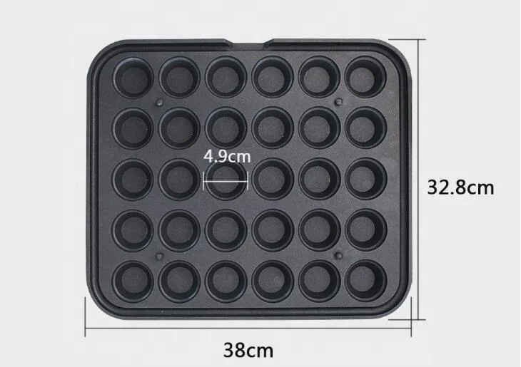 
Electric Mini 30 pcs/plate Double digital Egg tart machine Egg Shell Maker 