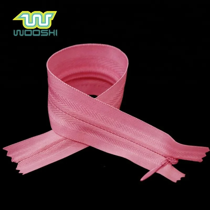 Plastic Zippers Customized Zipper Reversible Invisible Zipper for Dress Eco-friendly Polyester Color NO.3 Invisible Nylon Lace