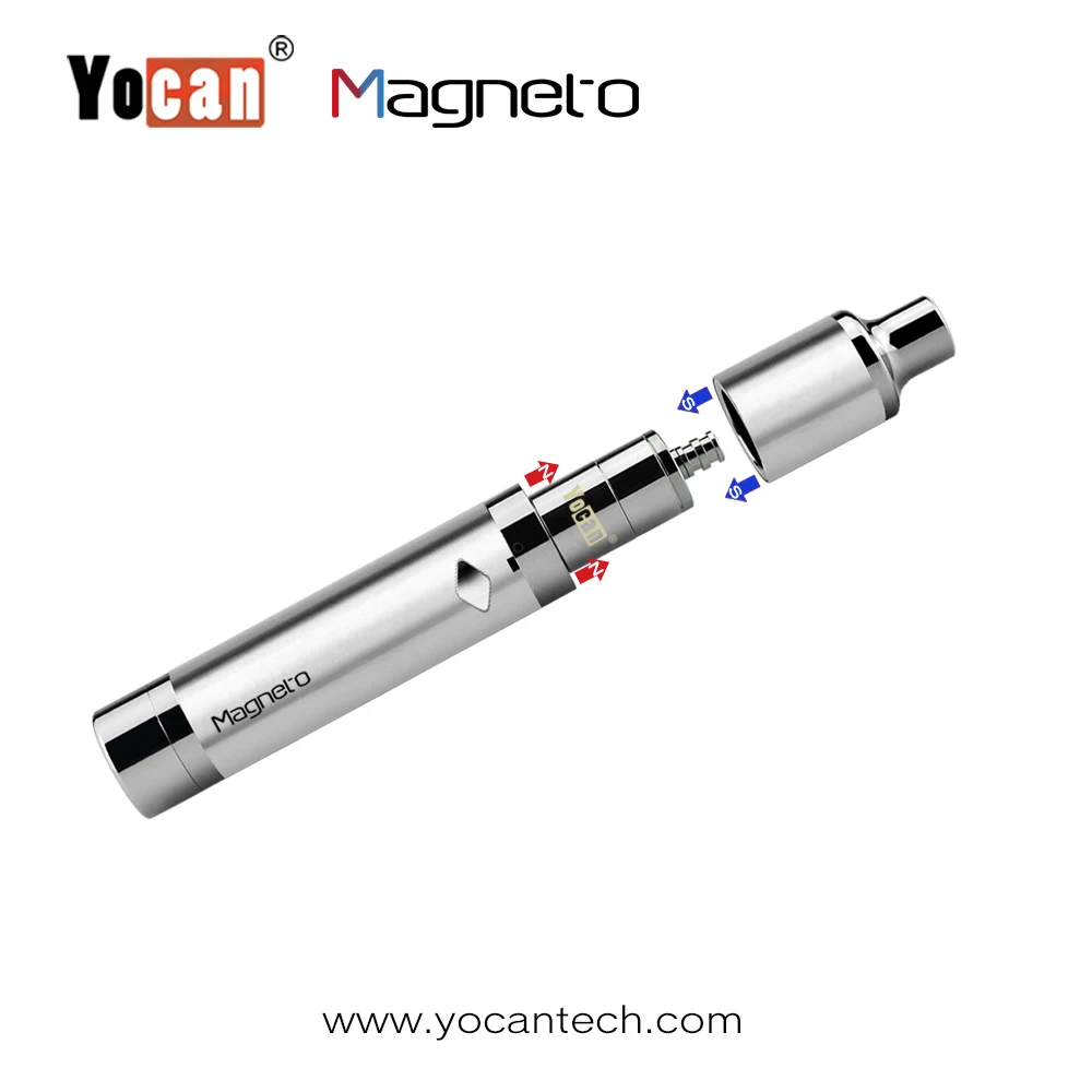 
OEM Custom Wax Pen Vape Kit Yocan Magneto private label wax vaporizer pen with magnetic connection 