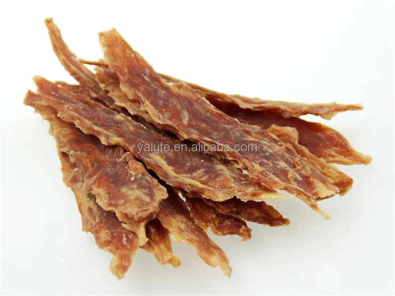 wholesale OEM private label soft duck breast jerky dog pet treats