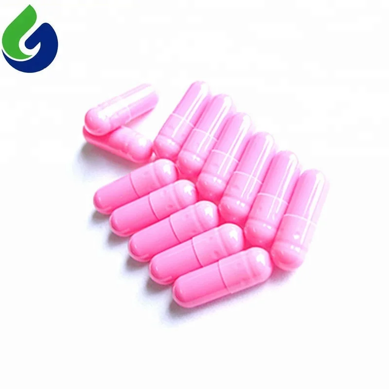 empty gelatin capsule dark green color
