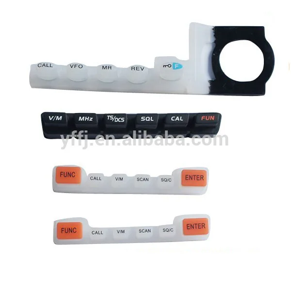 
silicone Intercom Button Soft Conductive Remote Control Buttons 