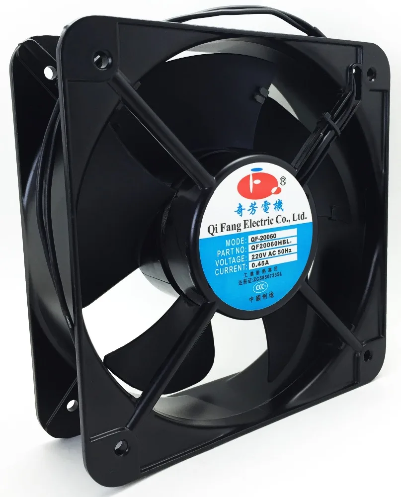 Высокотемпературный нейлоновый вытяжной вентилятор 200 мм для промышленного шкафа вентиляторы 230 В переменного тока