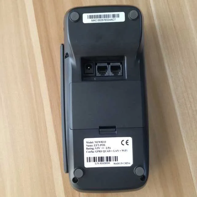 
Waypotat low cost New 8210 GPRS wireless handheld POS Terminal with Printer 