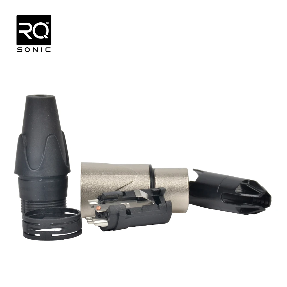 RQSONIC XLR197 Accuracy Pro Audio Hot Sale Professional 3 Pin Female RQ Plug XLR Connector RJ45