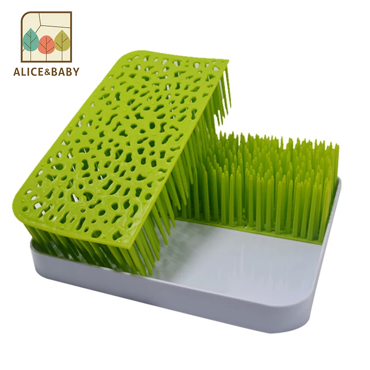 
Feeding Cup Milk Grass Baby Lawn Countertop Drying Rack for Kitchen Hot Selling Plastic Protect Baby Clean and Dry 30days 