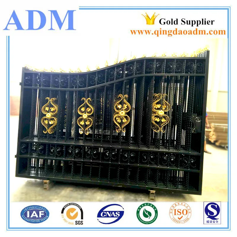 China luxury wrought iron gate for sale