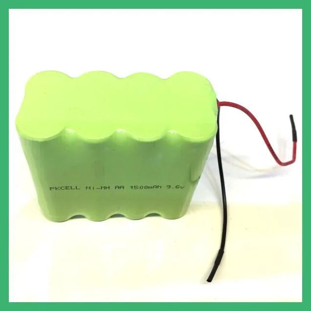 Long cycle life aa 1500mah 9.6v ni-mh rechargeable battery pack for power tools