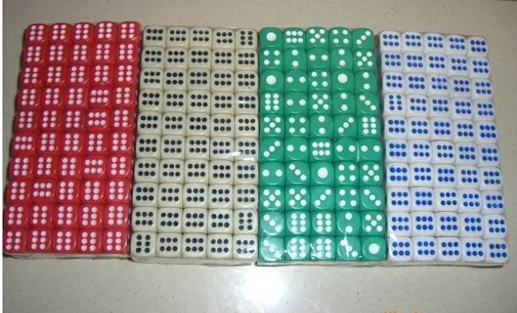 
16 mm Round-corner Acrylic Dice for Casino Game 