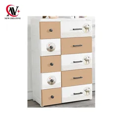 ПП 5 слой с выдвижными ящиками с ручками пластиковый шкаф для хранения одежды вешалка для одежды
