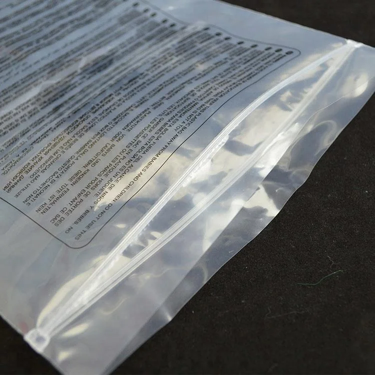 printed clear plastic polyethylene custom polythene polypropylene poly bag packaging for clothes