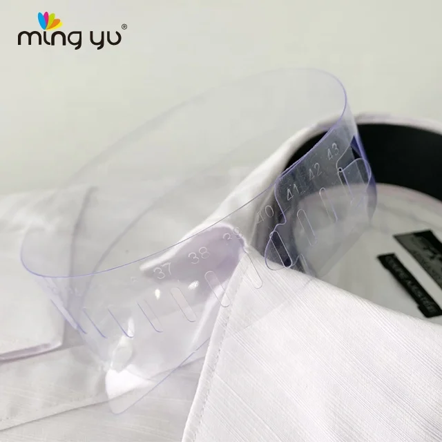 High quality Garment Packing Plastic PVC Shirt Collar Band
