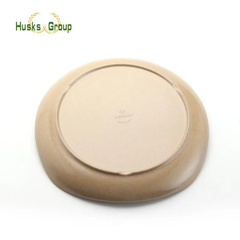 Restaurant Reusable Rice Husks Fiber Plate