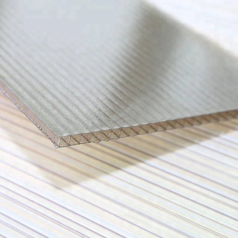 pc plastic hotsale crystal polycarbonate sheet for stadium roofing material