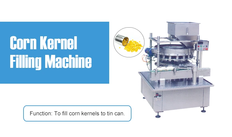 
Automatic filling machine canned grain granule sweet corn packing machine in canned sweet corn processing machine 