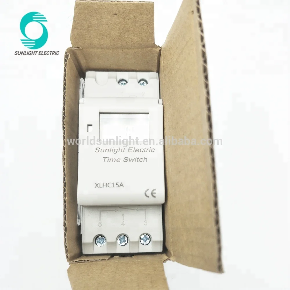 XLHC15A 220V 15A еженедельно или ежедневно ЖК-дисплей din-рейку цифровой программируемый механический