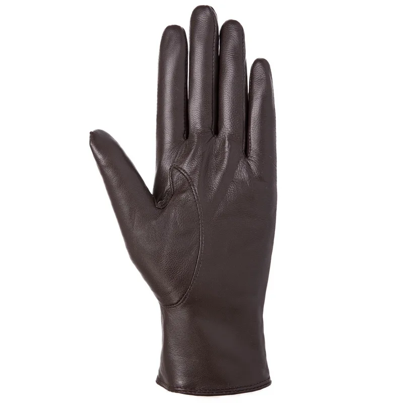 GL77 женские коричневые перчатки из овчины
