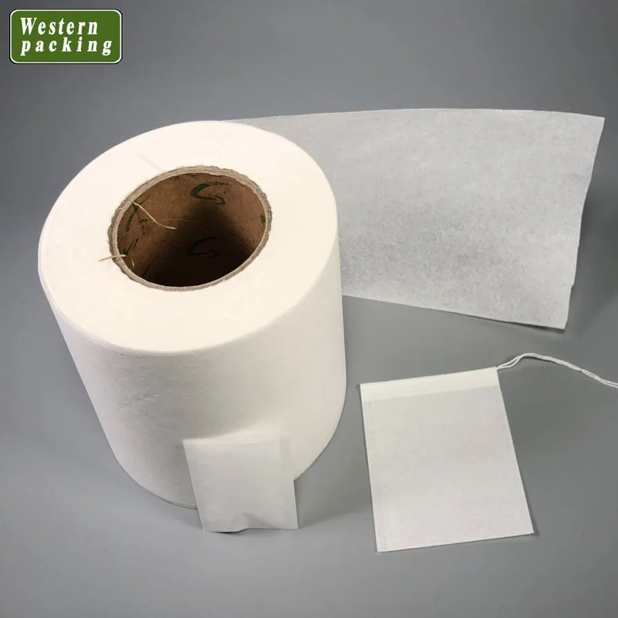 Bleached heatseal tea bag filter paper in roll
