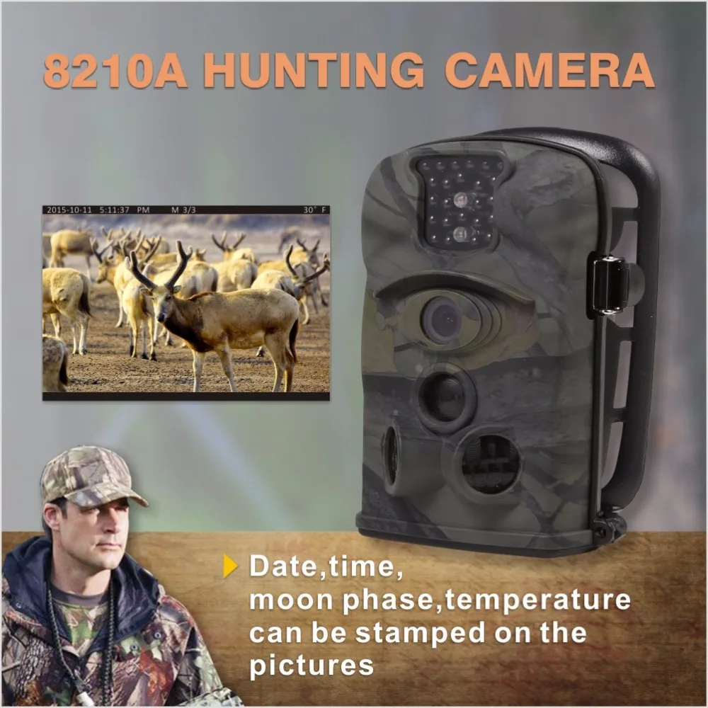 Outdoor Security Time Lapse Mini Hidden Wifi Long Range Hunting Video Trail Camera 120 Degree Wide Angle Hunting Camera