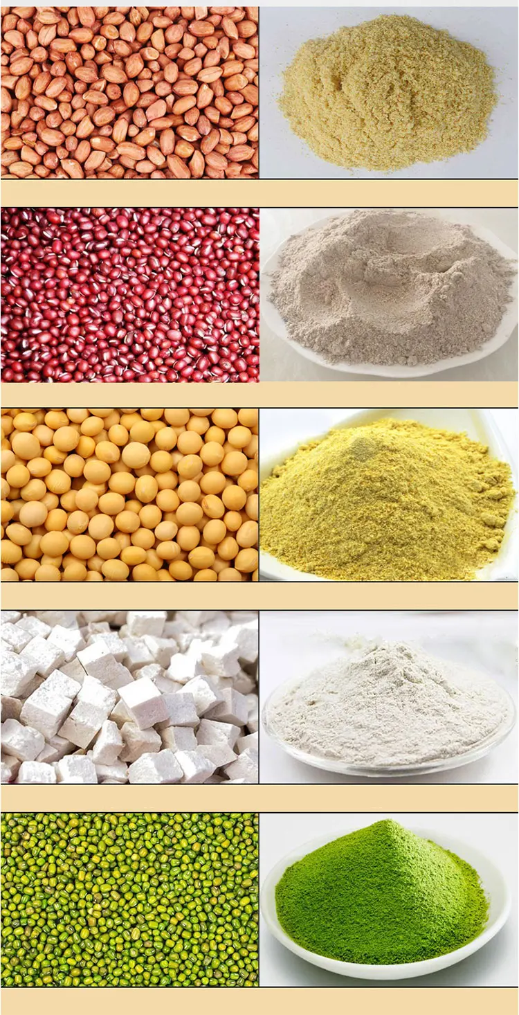 DX-55 small corn cob grinder home use small corn flour mill electric sugar grain corn mill