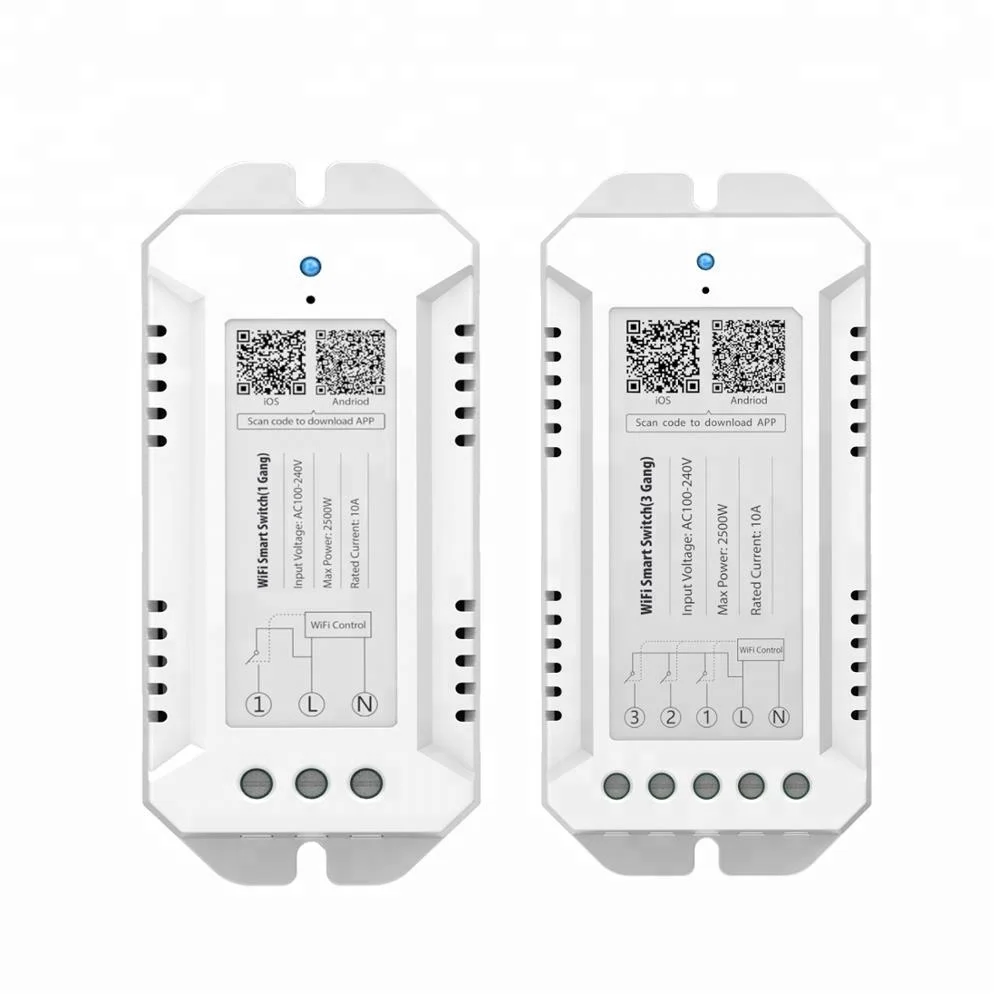 Настенный смарт-выключатель с дистанционным управлением, 10 А