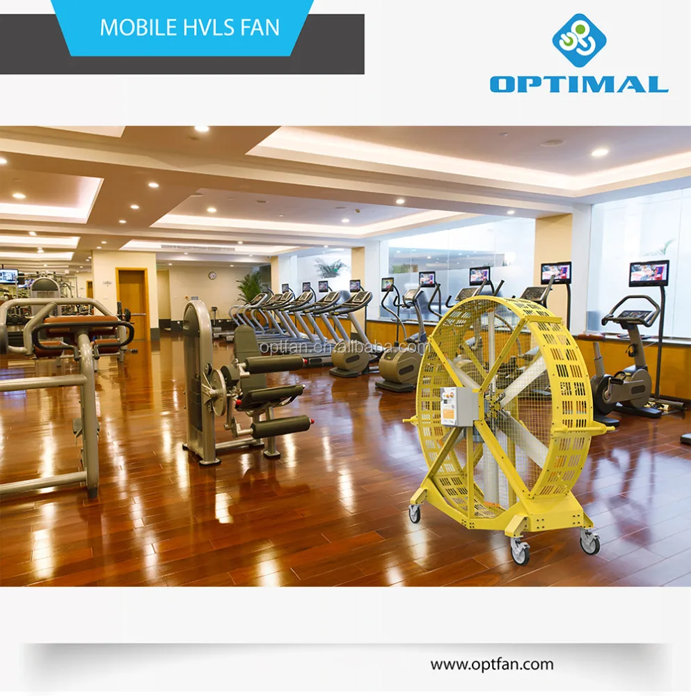 
OPT warehouse use industrial mobile hvls fans 
