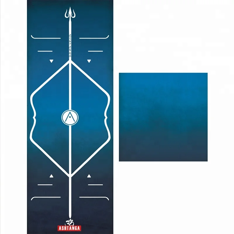 Custom Printed Yoga Towel Non Slip Foldable Yoga Mat