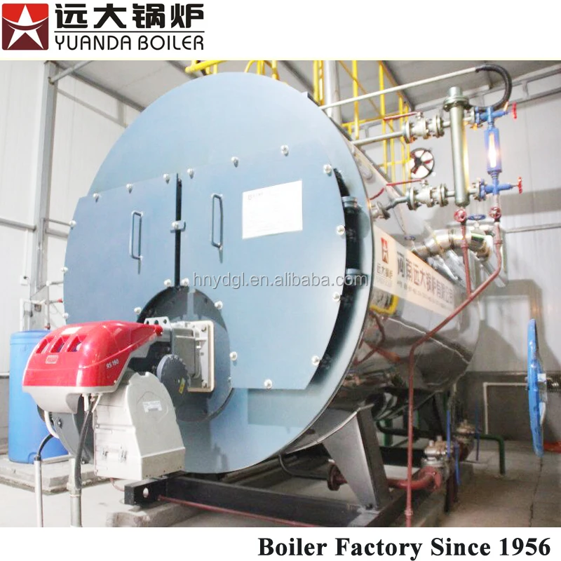 PLC автоматического управления три прохода газа жидком паровой котел для сауны