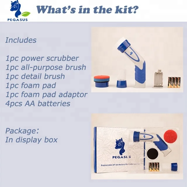 7.2V Li-ion Battery Pack for Power Scrubber Tub and Tile Scrubber for kitchen, bathroom, floor and wall