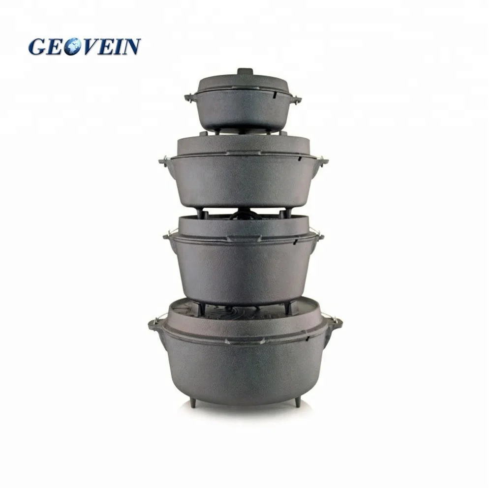 Дешевые кемпинговые чайники большие ведьмы Котел чугунный Казанский горшок