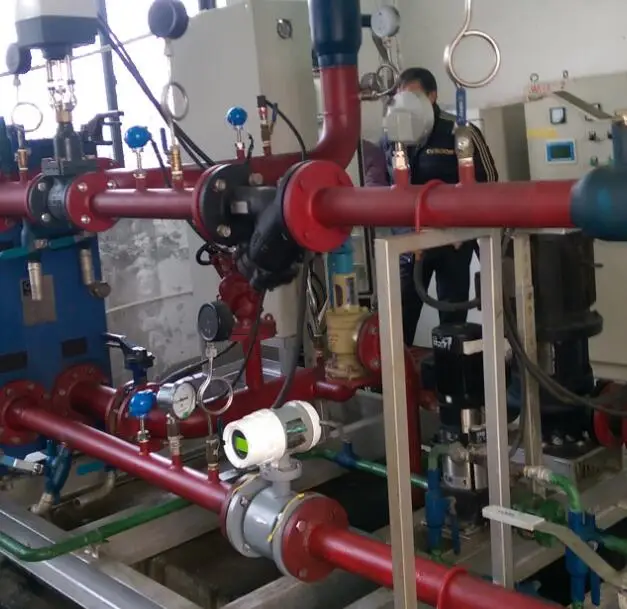 cold/hot water flow meter with ANSI flange connection