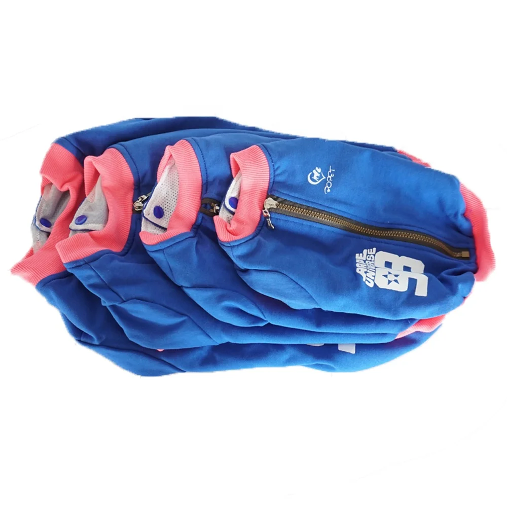 
High Quality Wholesale Stocked Knitted Custom Pet Jacket Dog Clothes With Zipper 