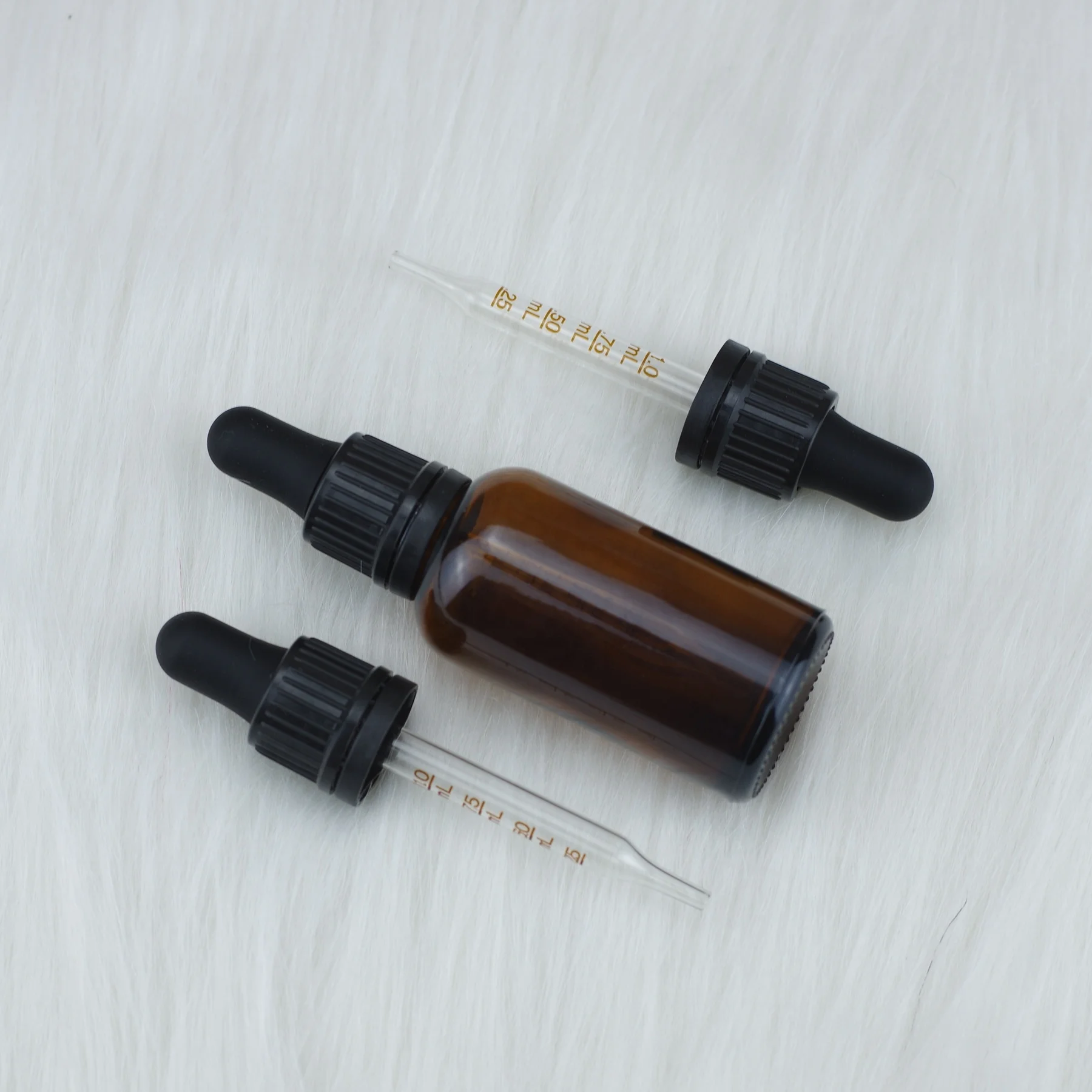 18/415 common shape tamper evident dropper cap  glass pipette for dispensing bottle