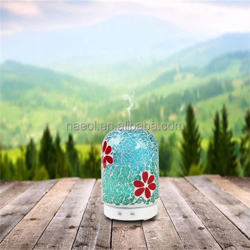 
Best ultrasonic aromatherapy 100ml mosaic glass aroma oils diffuser 