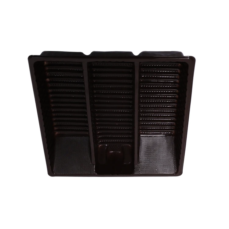 Black PP Plastic Blister Tray Packaging Boxes Company For Sale blister box for toothbrush packaging