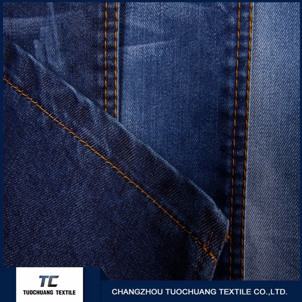 
new product TC015 Large rolls of colombia denim jeans fabric factory for fashion shirt online 
