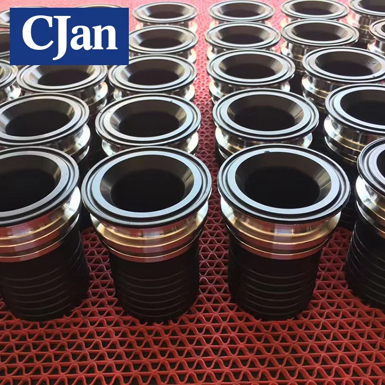 Antistatic PFA lined tri-clamp hose fitting FEP lined hose fittings