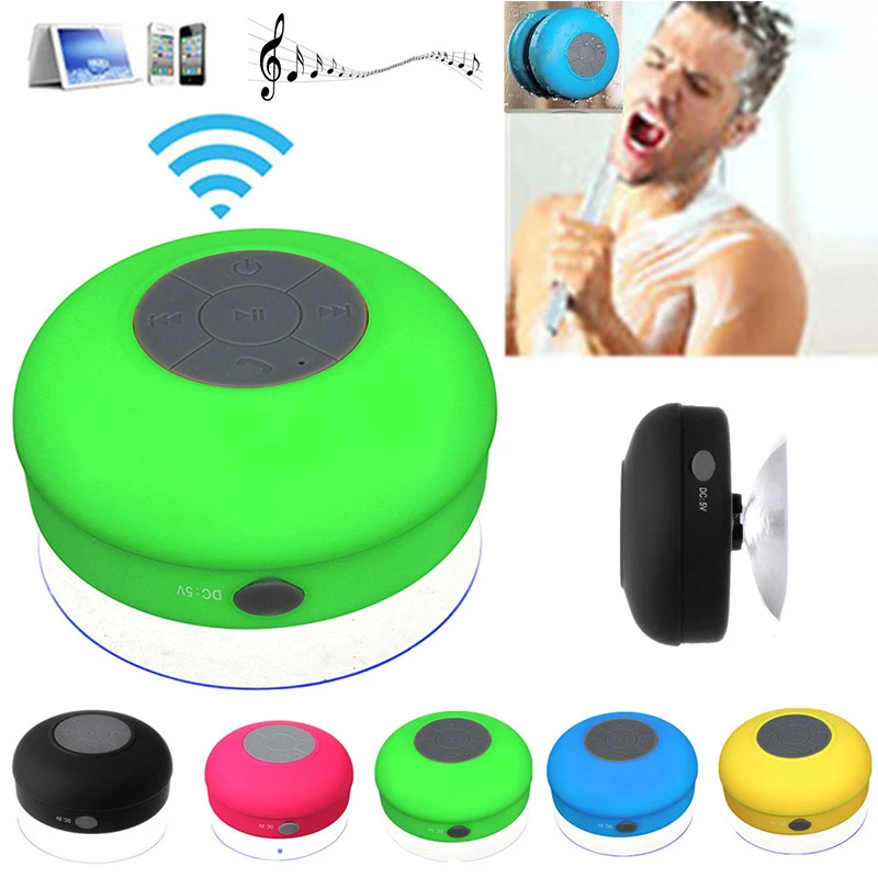 Mini Speaker Portable Waterproof Wireless Handsfree Speakers, For Showers, Bathroom, Pool, Car, Beach & Outdo