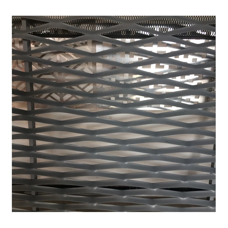 Cladding decoration double sides aluminum expanded mesh