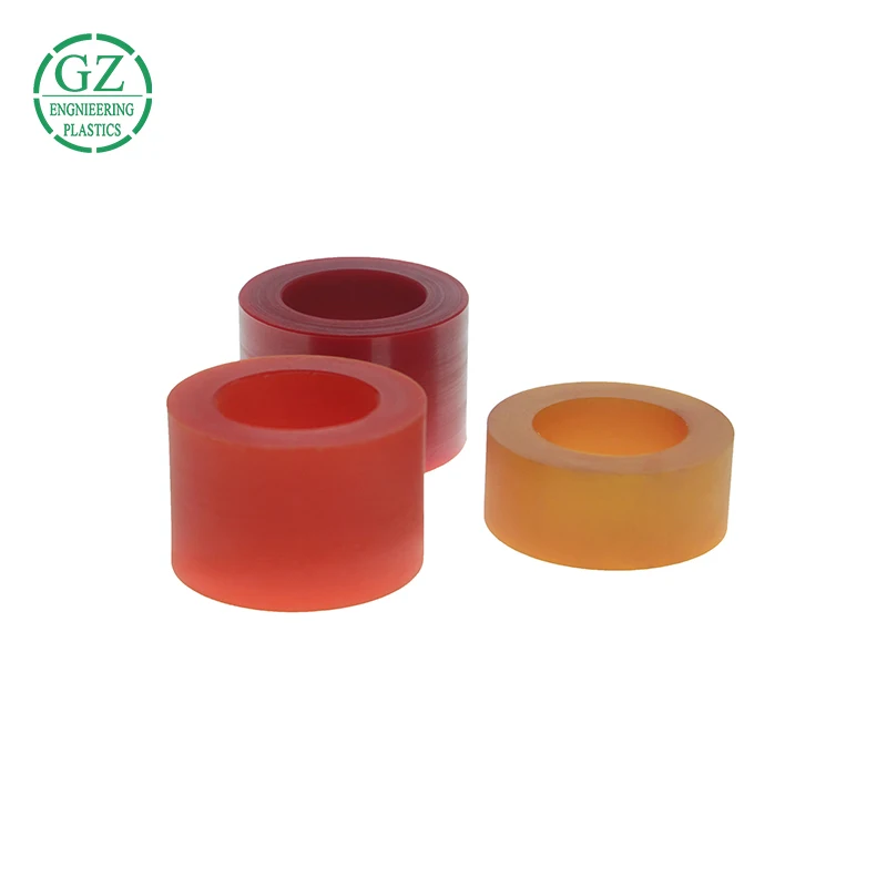 Guangdong factory customized machined wear resistant high elastic polyurethane tear of resistant bushings