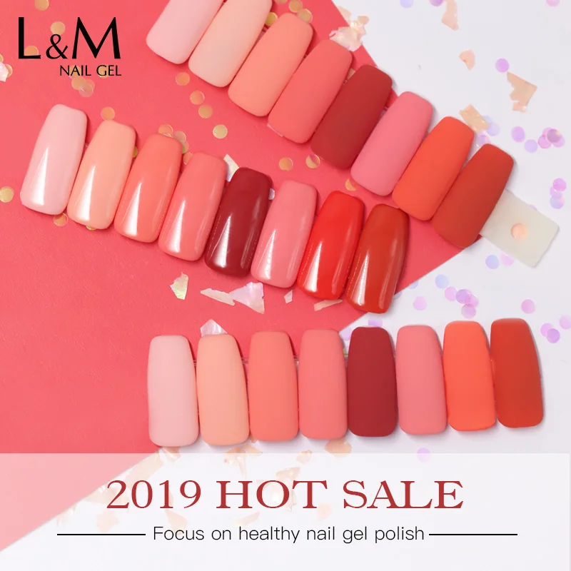 ibdgel Living Coral Orange Series Nail Art Gel Nail Varnish Polish