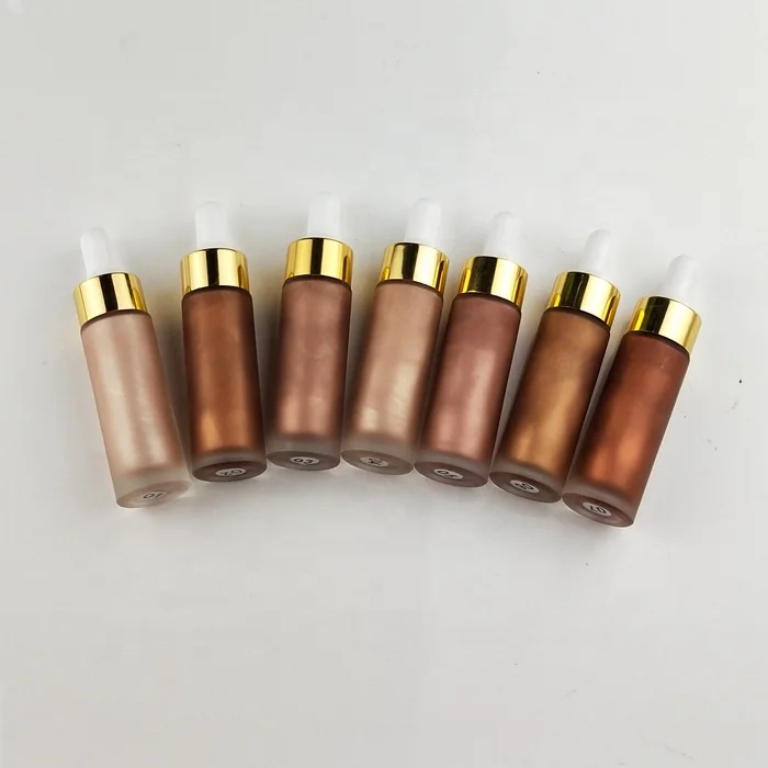 
Face Glow Bronzer Drops Highlighter Cruelty Free Vegan Wholesale Makeup Sunscreen Private Label Liquid Highlighter 