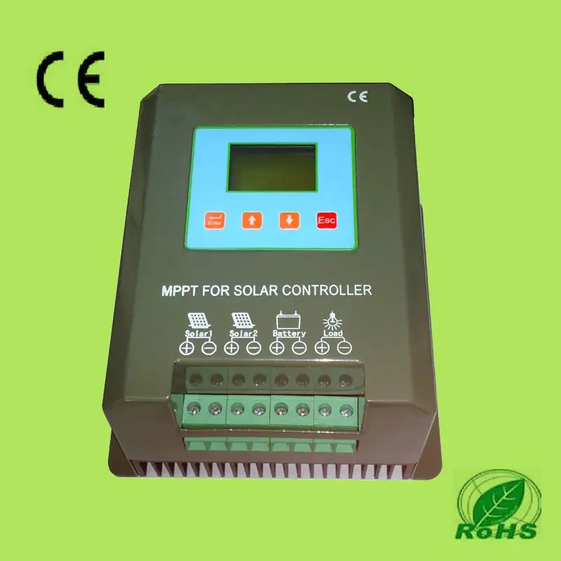 20a-60a 24v/48v mppt solar duty controller with ce certificate and high efficiency
