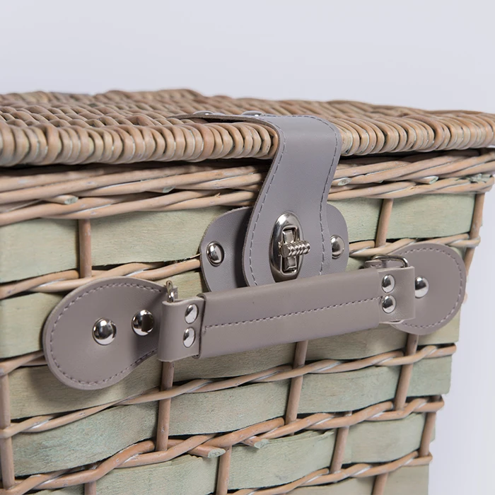 Handmade Kids Fruit Rattan Wicker Picnic Basket With Lid