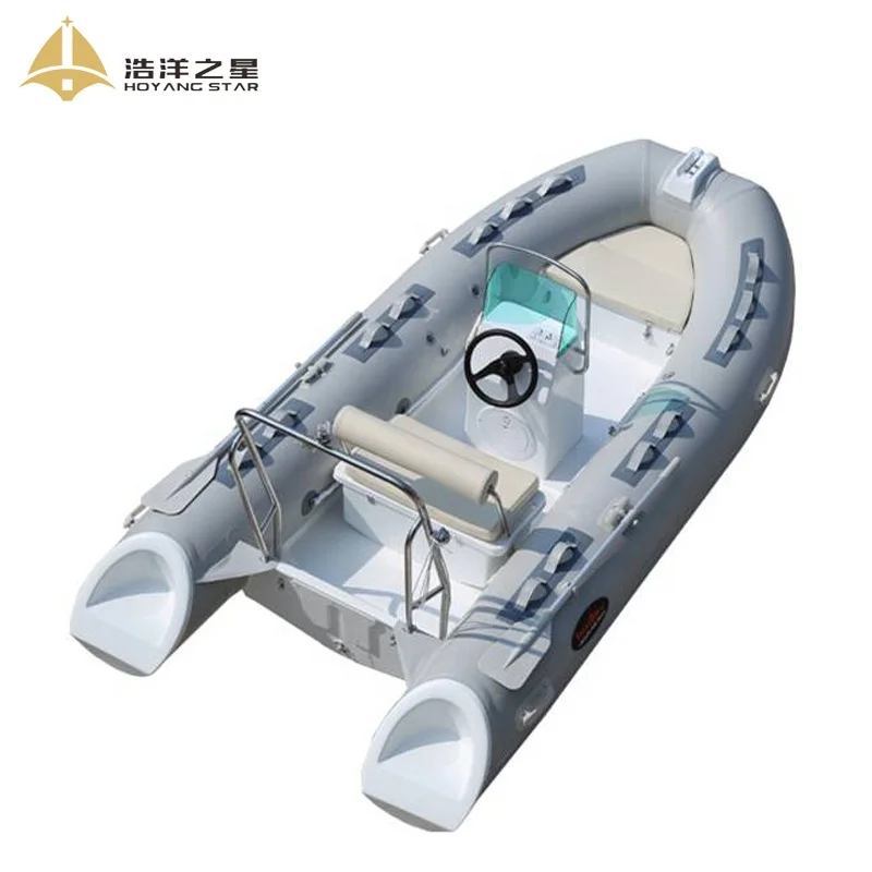 3.9M PVC Hypalon Material Fiberglass Inflatable Rubber Boat RIB motor Boat
