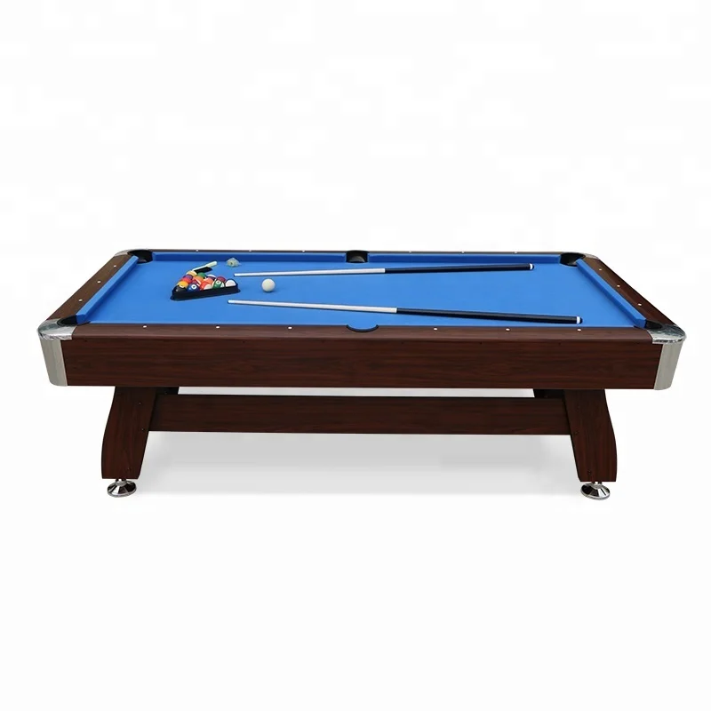 Blue cloth 6 FT China pool table international sport Billiard Table with ball auto return system