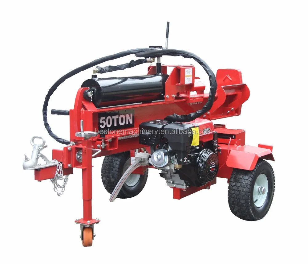 
Gasoline 15HP Lifan Engine 50 Ton Wood Log Splitter with 65cm Log Length 